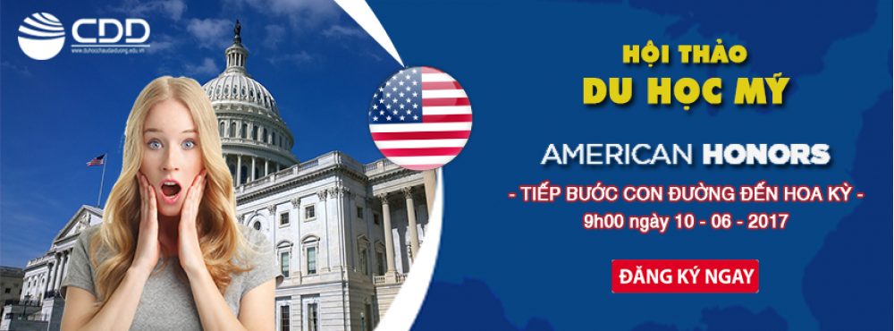 Hội thảo du học Mỹ nè các bạn ơi! Nhanh chân nhận ngay học bổng